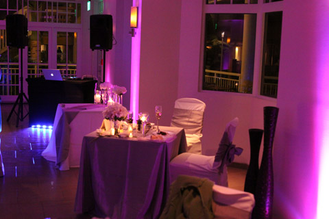 Wedding Uplighting, Miami DJ Uplighting